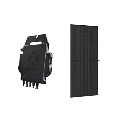 hoop Verdienen ondernemer 2x Yingli Solar Mono 405Wp full black zonnepanelen complete set 810Wp (  plug & play systeem) prijs met 0% btw - SunSolar